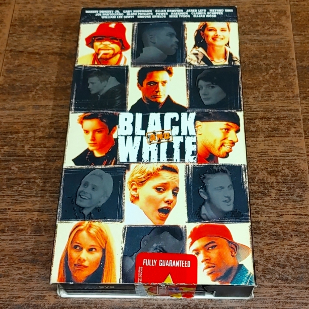 Black and white VHS